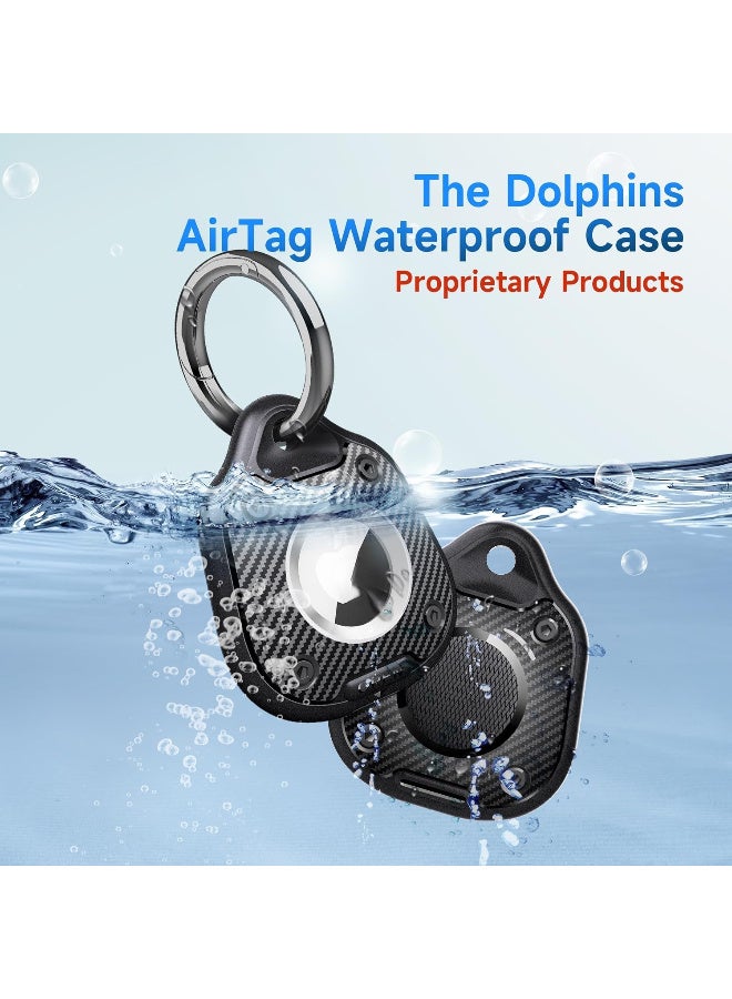 Ecosystem Waterproof Case for AirTags with Wire Cable, IP67 Secure Lock Keychain Holder, 360° Hard Protective Cover for Key Ring, Car, Luggage (Blue With Ring) - Image 5